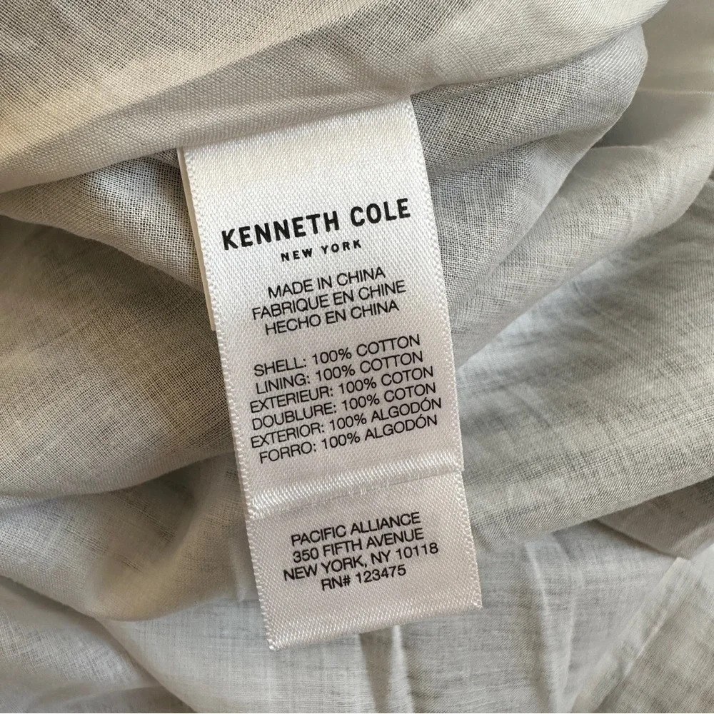 Kenneth Cole Women’s Racerback Twist Strap Dress in Black & White Print - Picture 10 of 10